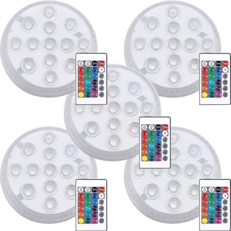 Pack X Luz Luminaria Led Sumergible Rgb Ip Para Pileta Jacuzzi