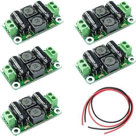 Amazon DKARDU 5 Pcs 0 50V 4A DC Power Supply Filter Board Class D