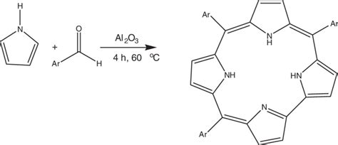 Solventless Condensation Of Pyrrole And Aldehyde To A Corrole Tanaka