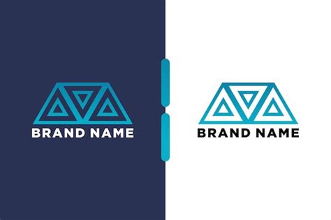 Premium Vector Triangle Logo Set