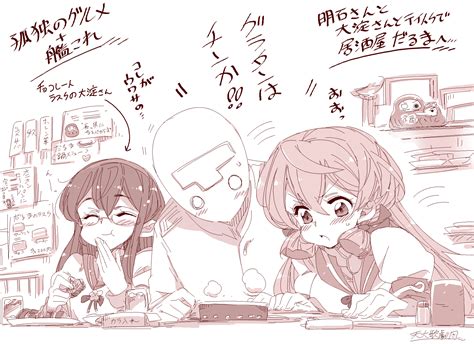 Safebooru 1boy 2girls Admiral Kantai Collection Akashi Kantai Collection Alabaster Artist