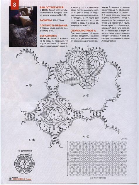 Copriletto Uncinetto Moduli Rotondi E Roselline D Irlanda 2