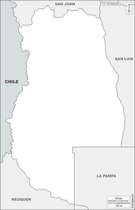 Mapa Para Imprimir De Mendoza Mapa Mudo De Mendoza Ign De Argentina