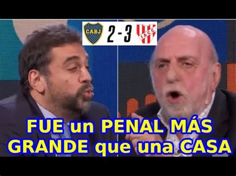 Pagani Caliente Por El Penal No Cobrado A Boca Vs Instituto Youtube