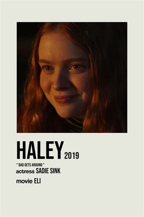 Sadie Sink Poster Eli Filme Filmes Stranger Things Elenco