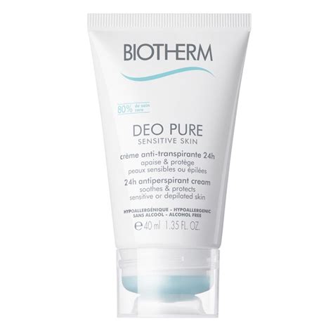 Biotherm Deo Pure 24h Antiperspirant Cream 40ml- kremowy antyperspirant ...