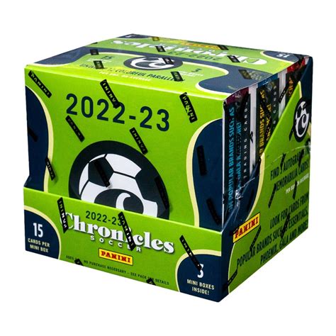 Panini Chronicles Soccer Hobby Box Walmart