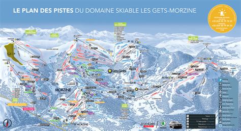 Piste maps of the Portes du Soleil and Les Gets-Morzine ski areas