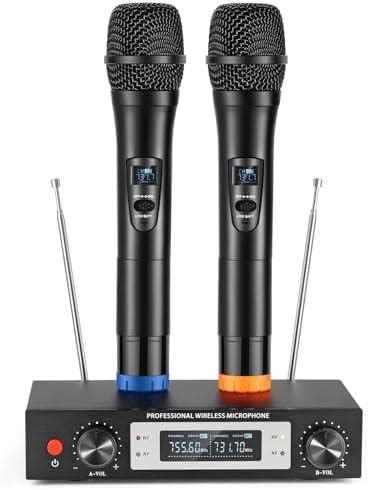 Amazon ALPOWL WXM Wireless Microphone Dual Professional UHF