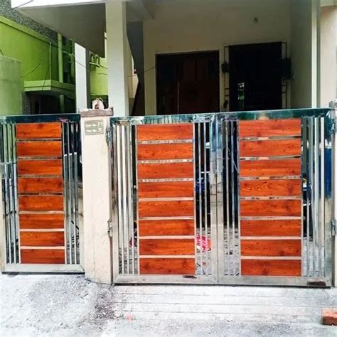 Antique Stainless Steel Orange Ss304 Hinged Gates For Home At Rs 1450