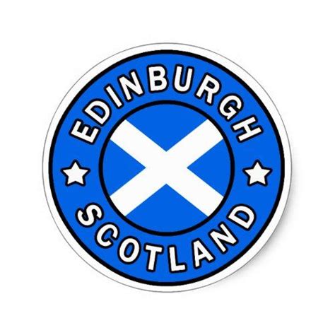 Edinburgh Scotland Sticker Zazzle Glasgow Scotland Glasgow