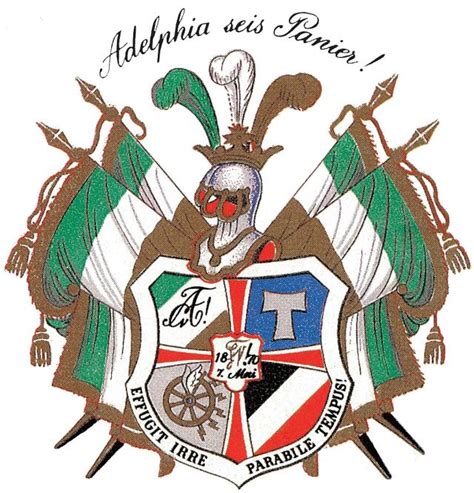 Wappen von Burschenschaft Adelphia Gießen Coat of arms crest of