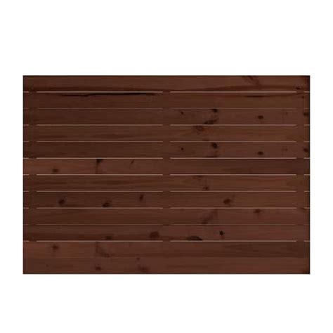 Have A Question About Outdoor Essentials 6 Ft X 8 Ft Df Stained Horizontal Fence Panel Pg 1