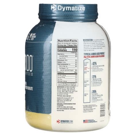 Dymatize Iso Hydrolyzed Gourmet Vanilla Whey Protein Isolate