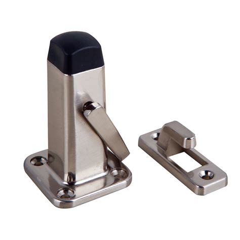 Hook And Loop Style Satin Chrome Door Stop Bunnings Australia