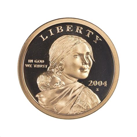 2004 S Proof Deep Cameo Sacagawea Golden Dollar Property Room