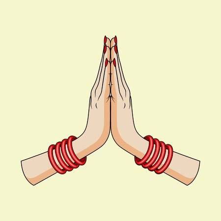 Namaste Hands Wallpaper