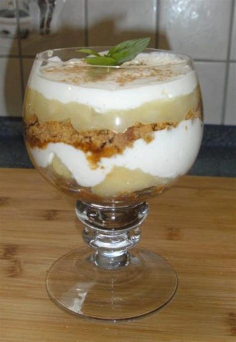 Apfel Trifle Ein Tolles Dessert Einfache Kochrezepte