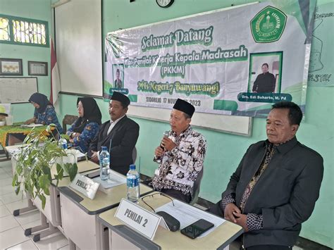 MTs Negeri 7 Banyuwangi Ikuti Penilaian Kinerja Kepala PKKM Tahun I