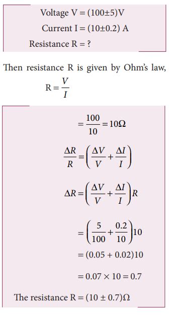 Propagation Of Errors Theory Of Errors Physics