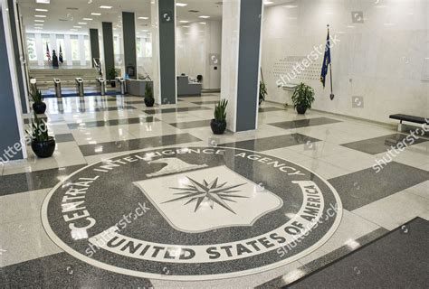 Old Entrance Central Intelligence Agency Headquarters Editorial Stock