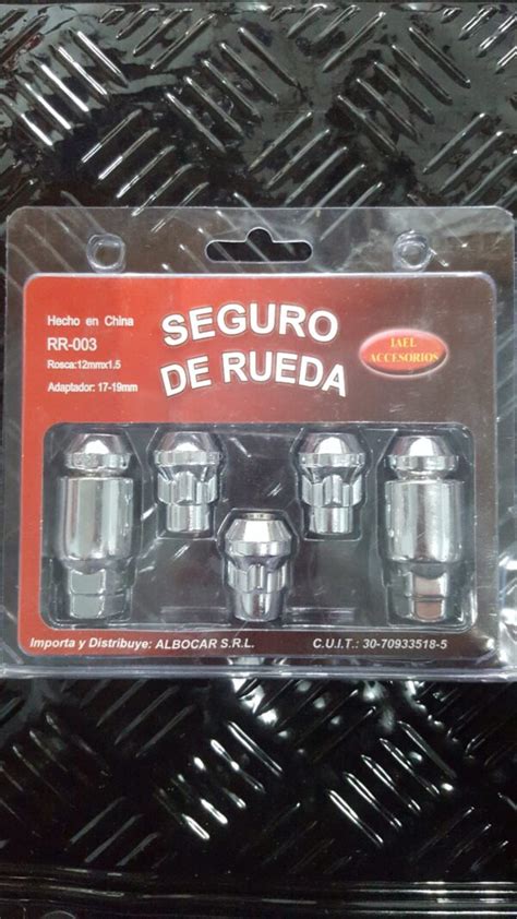 TUERCAS ANTIRROBO CROMADAS IOLT CAR ACCESORIOS Y REPUESTOS PARA