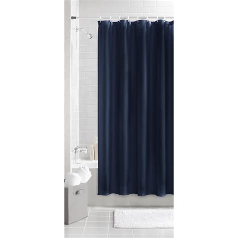 Mainstays Waffle Textured Fabric Shower Curtain 70 X 72 Walmart