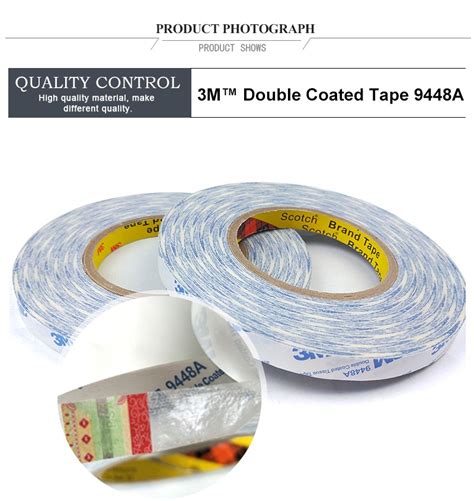 Acrylic Pressure Sensitive Adhesive Glue Tissue 3m 9448 Double Sided Tapes