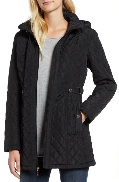 Gallery Quilted Hooded Jacket Nordstrom Clothes For Women Warm Outerwear Quilted Anorak