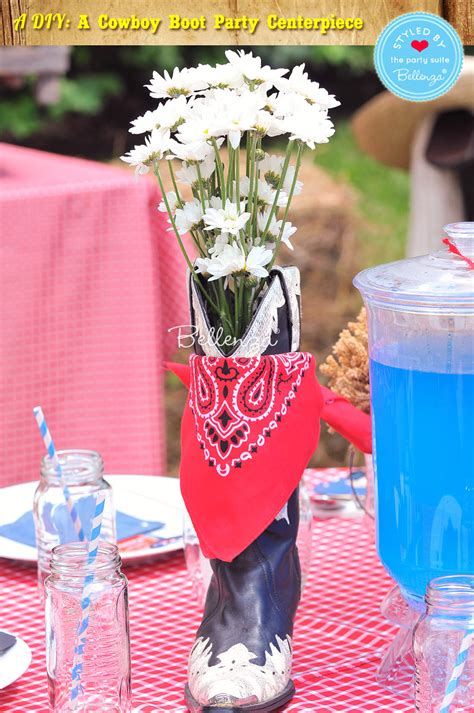 Easy Diy Cowboy Boot Party Centerpiece In Just 5 Steps