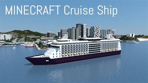 Minecraft Cruise Ship Schematic