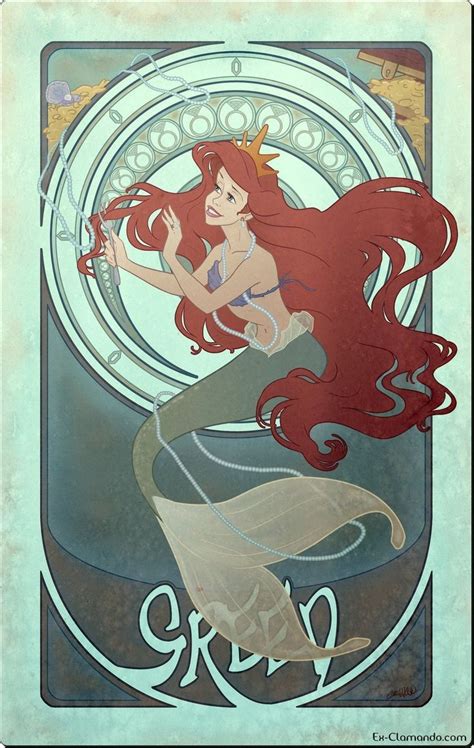 Art Nouveau Disney Disney Art Disney Drawings