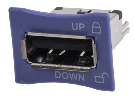 Te Connectivity Straight Through Hole Socket Type A Usb