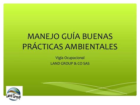 Guia De Buenas Practicas Ambientales