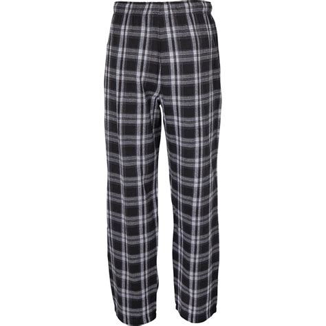 Buy Tokyo Laundry Mens Bennett Checked Flannel Pants Jet Black Check