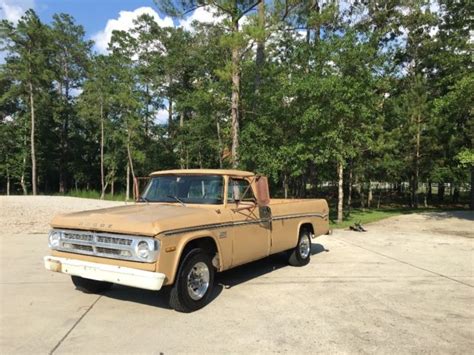 71 Dodge Truck Camper Special For Sale In Magnolia Texas United States