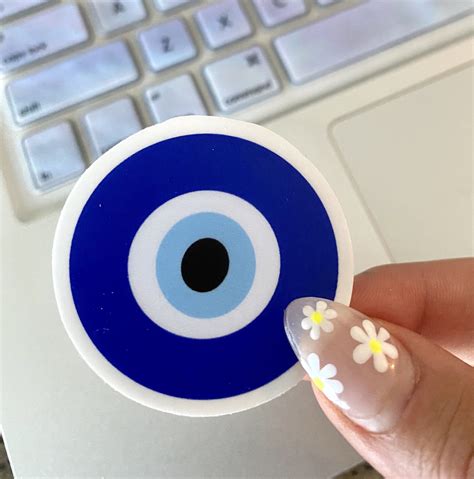 Evil Eye Vinyl Sticker Laptop Sticker All Seeing Eye Etsy