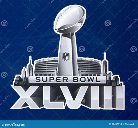 Super Bowl XLVIII Logo Presented on Broadway at Super Bowl XLVIII Week ...