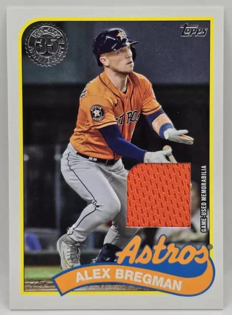 Alex Bregman Topps Serie Patch Reliquia R Ab Houston Astros