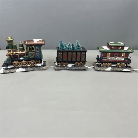 St Nicholas Square Village Collection Illuminated Train Set Of Nicks