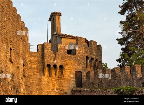 Fortress Of Guaita On Mount Titano The First Tower Of The Three Towers