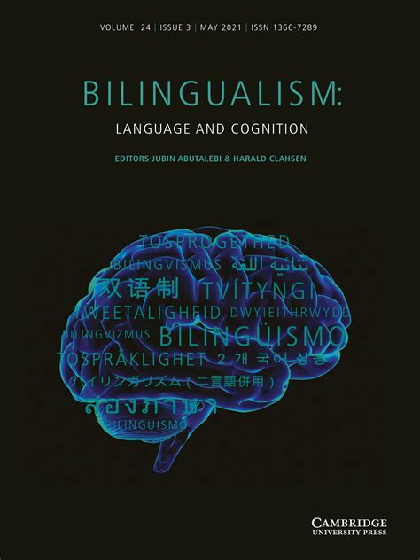 Bilingualism: Language and Cognition | Latest issue | Cambridge Core