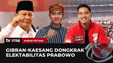 Gibran Kaesang Dongkrak Elektabilitas Prabowo Kabar Petang TvOne