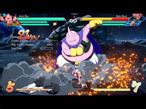 Dragon Ball FighterZ Buu Vanish Combo YouTube