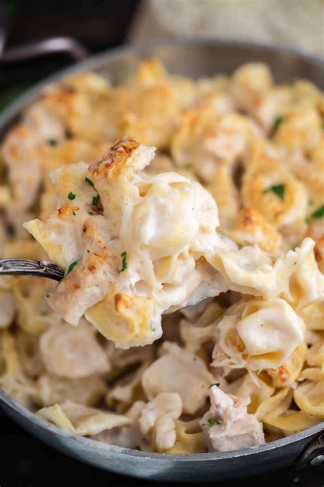 Delicious Panera Chicken Alfredo Tortellini