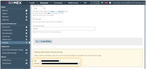 Step By Step Guide Retrieve Your Api Key From Bitmex Vema Trader