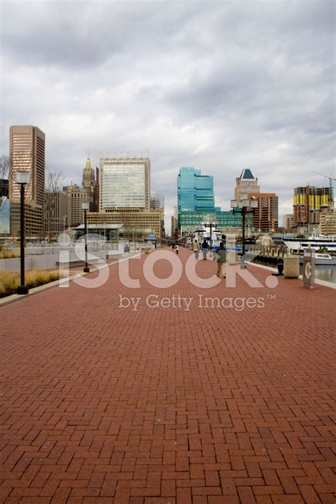 Baltimore Skyline, Inner Harbor Stock Photo | Royalty-Free | FreeImages