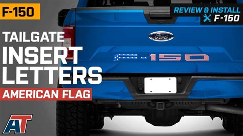 Ford F 150 3D US Flag Camouflage Domed Raised Reflective Tailgate