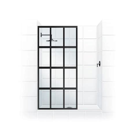 Coastal Shower Doors Gridscape Series V1 36 In X 72 In Divided Light