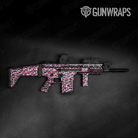 Classic America Camo Gun Skin Vinyl Wrap For Tactical Free Shipping